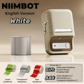 NIIMBOT B21 Label Printer Portable Wir-eless Bluetooth Thermal Label Maker Sticker Printer Color Clear label paper with printer - Velvet Haven