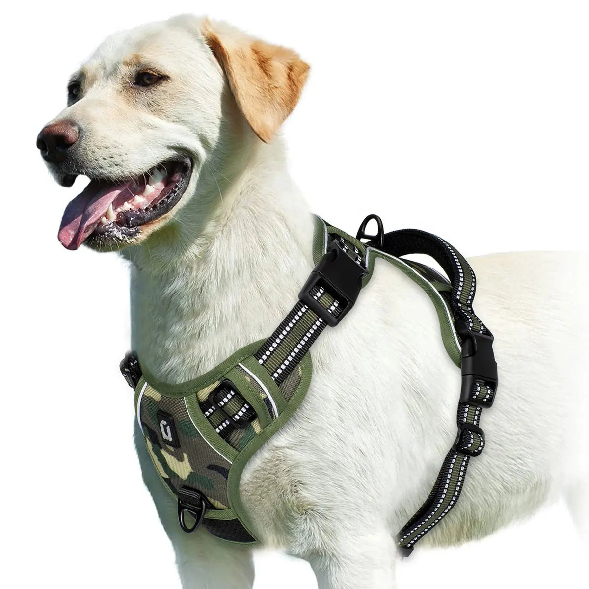 No Pull Dog Harness, Adjustable Soft Padded Pet Vest with Easy Control Handle - Velvet Haven