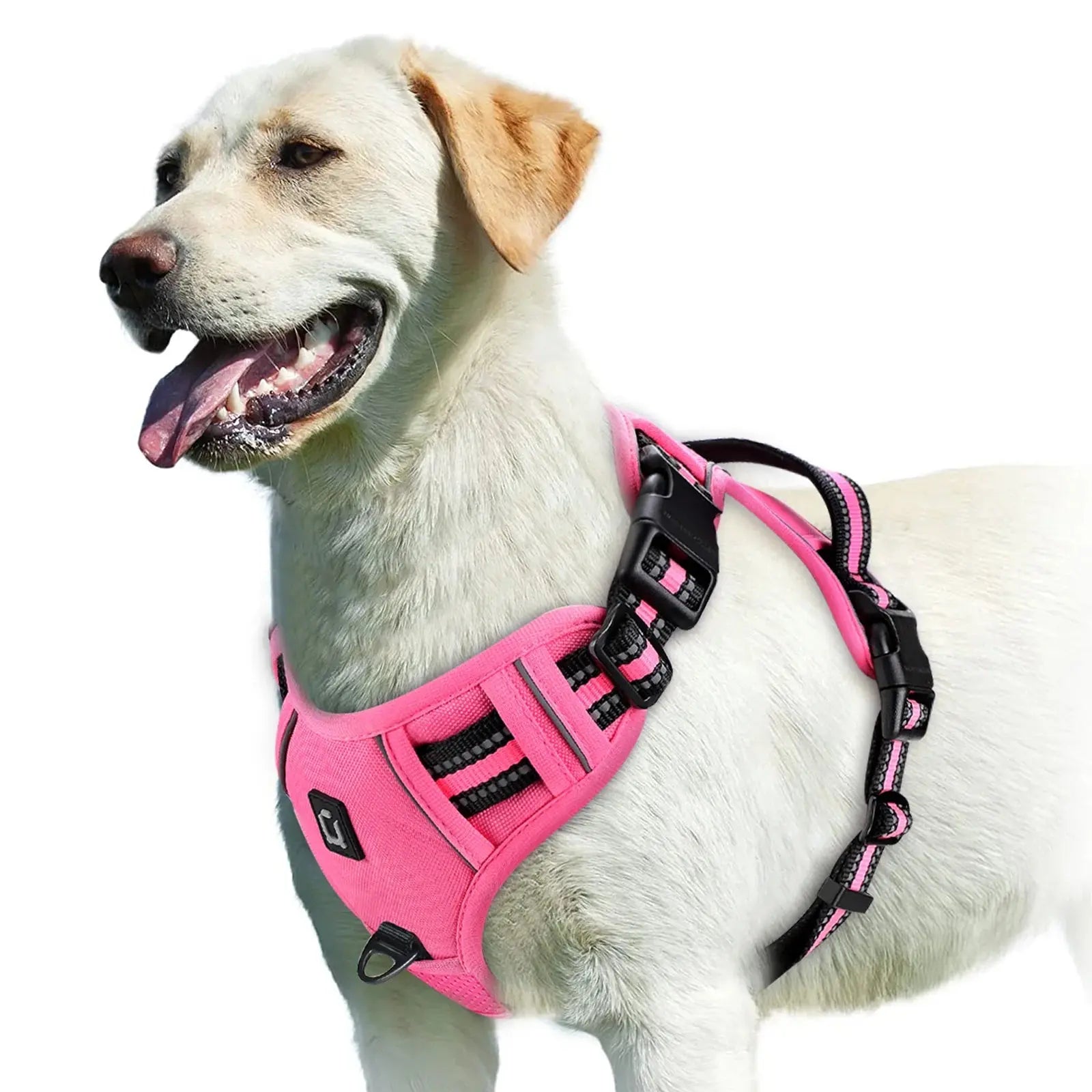 No Pull Dog Harness, Adjustable Soft Padded Pet Vest with Easy Control Handle - Velvet Haven