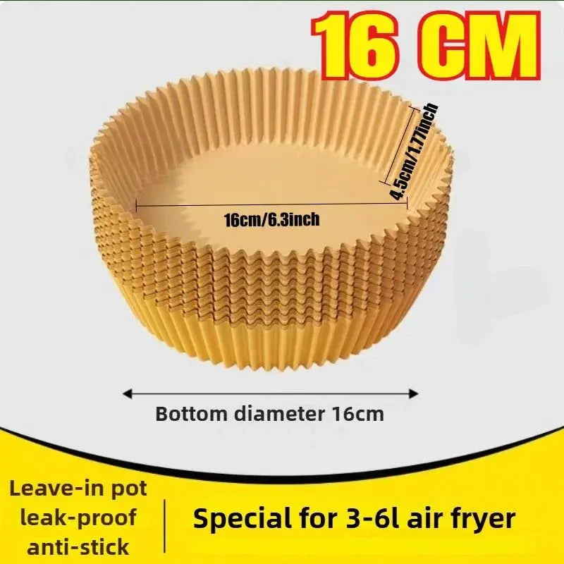 Non-stick Air Fryer Paper Liner-for Baking Microwave-Air Fryer Accessories Aerogrill Parchment for Home and Kitchen Baking Tools - Velvet Haven