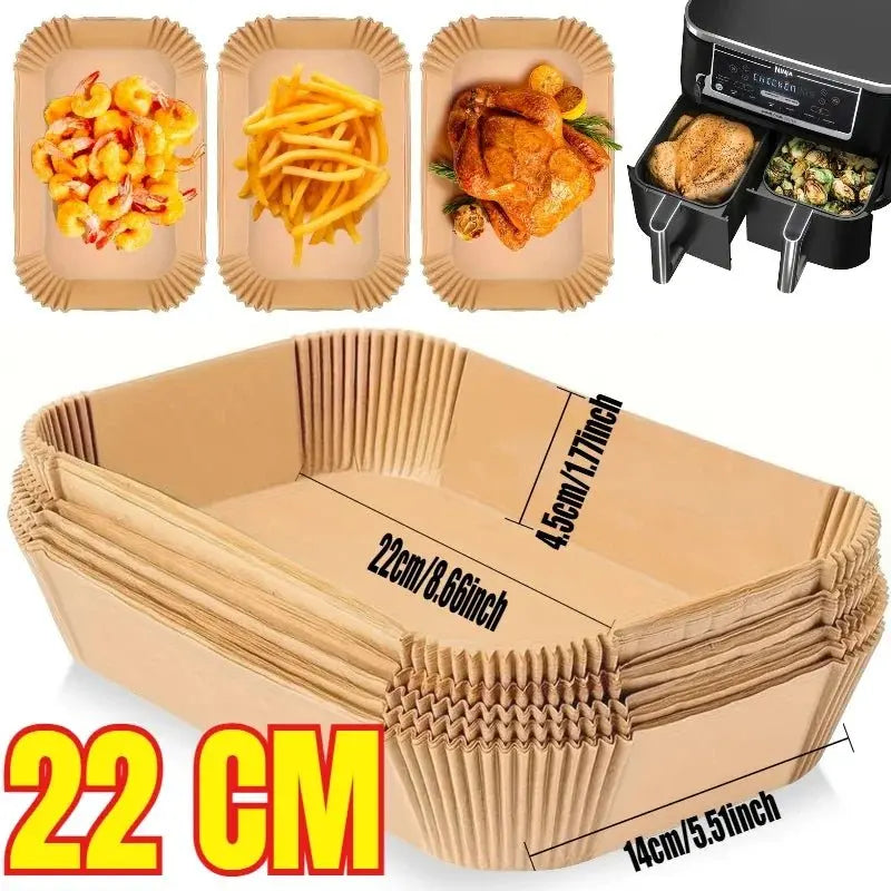 Non-stick Air Fryer Paper Liner-for Baking Microwave-Air Fryer Accessories Aerogrill Parchment for Home and Kitchen Baking Tools - Velvet Haven