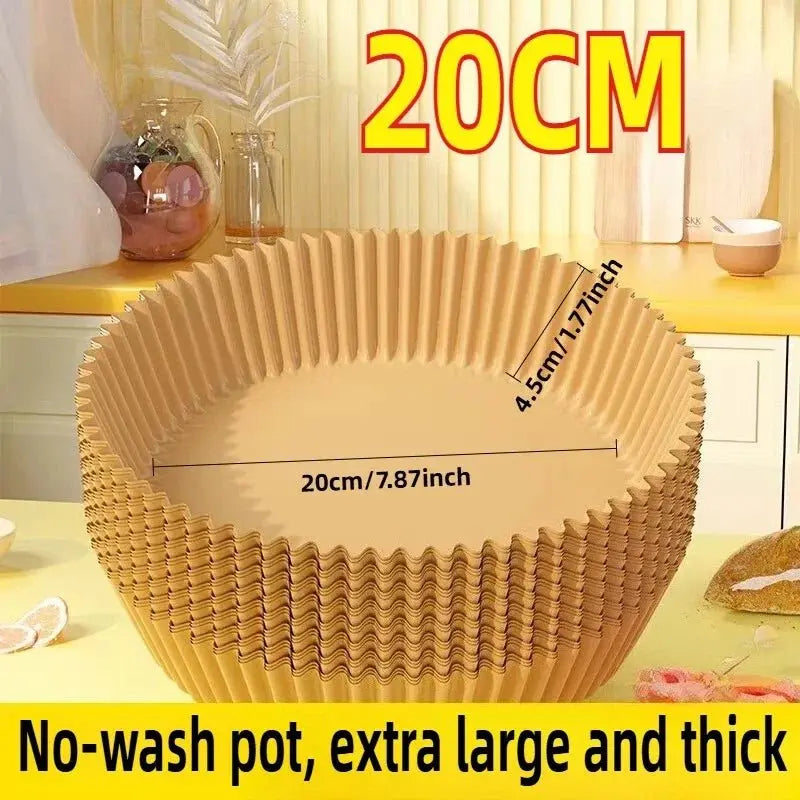 Non-stick Air Fryer Paper Liner-for Baking Microwave-Air Fryer Accessories Aerogrill Parchment for Home and Kitchen Baking Tools - Velvet Haven
