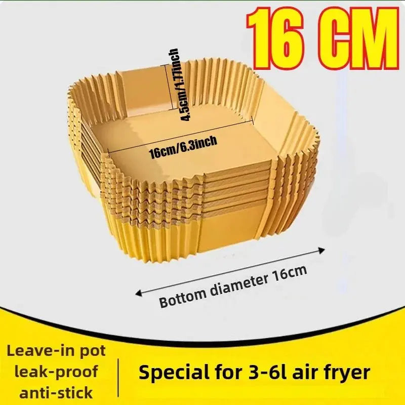 Non-stick Air Fryer Paper Liner-for Baking Microwave-Air Fryer Accessories Aerogrill Parchment for Home and Kitchen Baking Tools - Velvet Haven