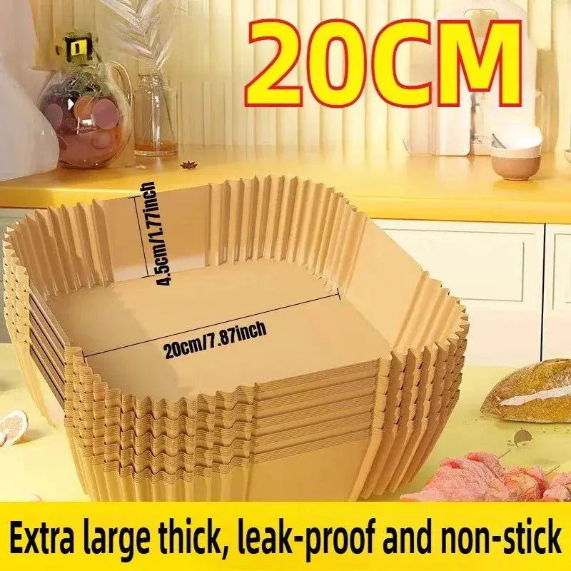 Non-stick Air Fryer Paper Liner-for Baking Microwave-Air Fryer Accessories Aerogrill Parchment for Home and Kitchen Baking Tools - Velvet Haven