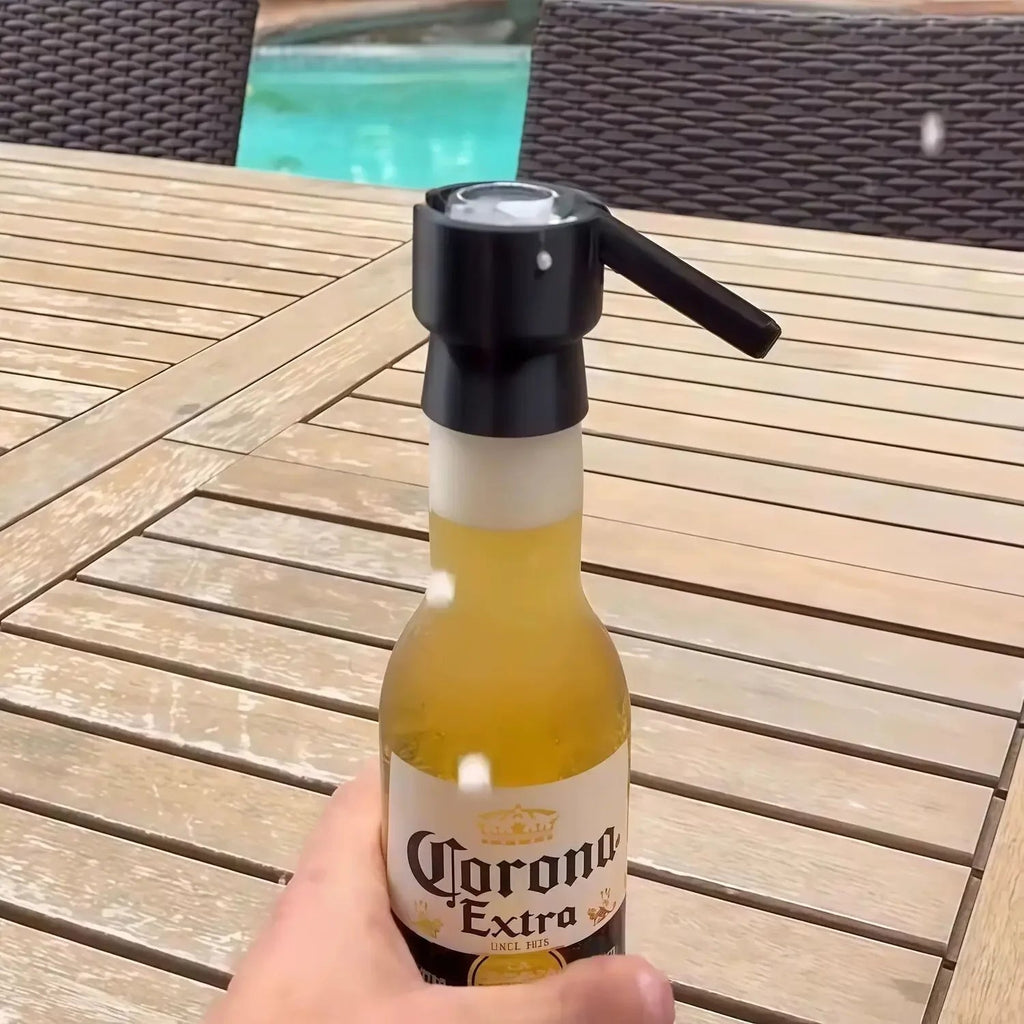 One-Handed Wall Mounted Beer Bottle Opener Cap Launcher - Velvet Haven