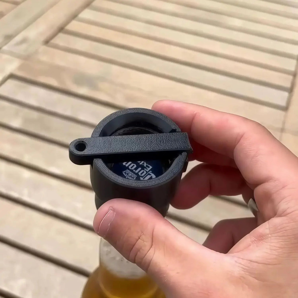 One-Handed Wall Mounted Beer Bottle Opener Cap Launcher - Velvet Haven