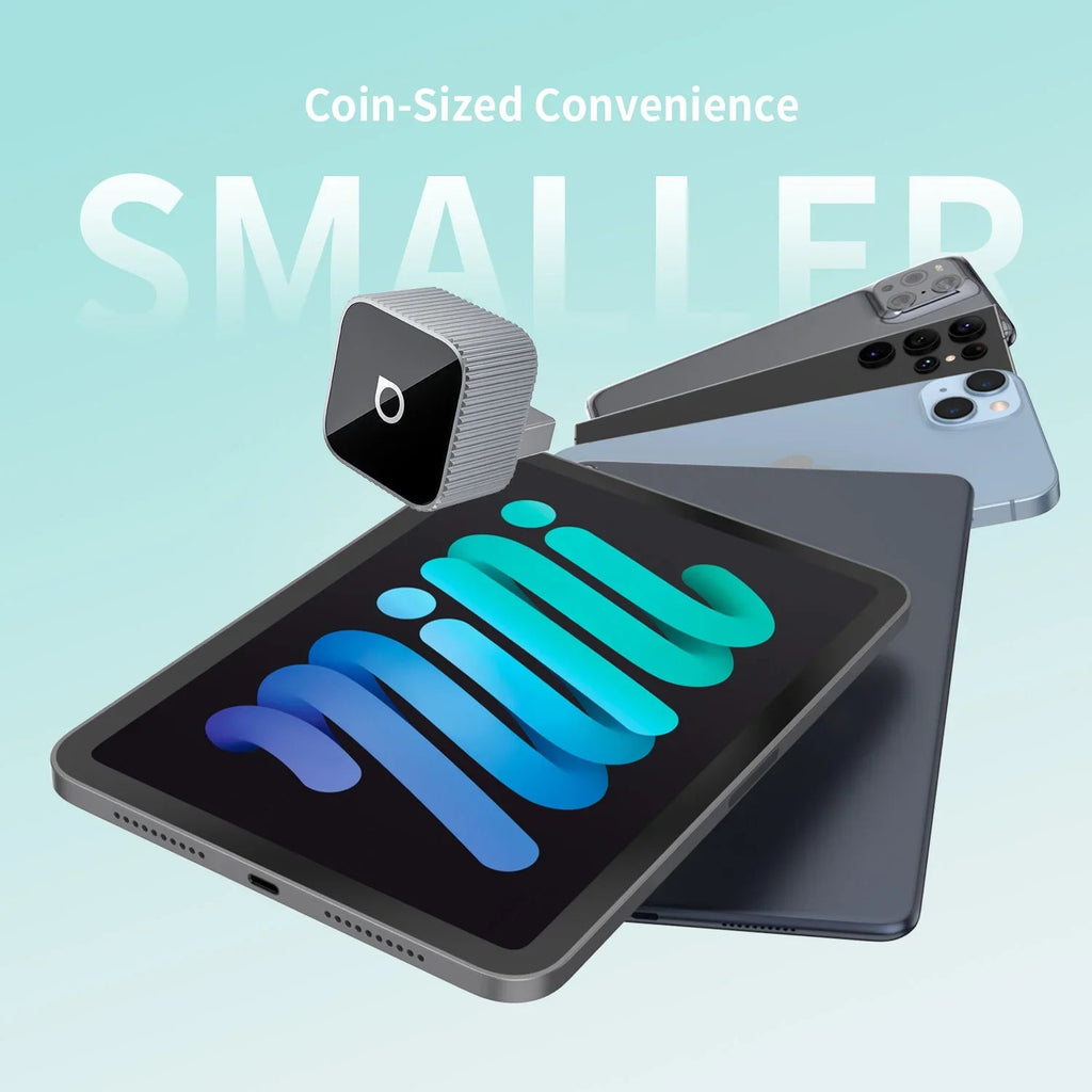 OTTOCAST Mini Slim Cube Wireless CarPlay Android Auto Adapter 2 in 1 USB AI Car Accessories for VW Haval Audi Kia Porsche Lexus - Velvet Haven