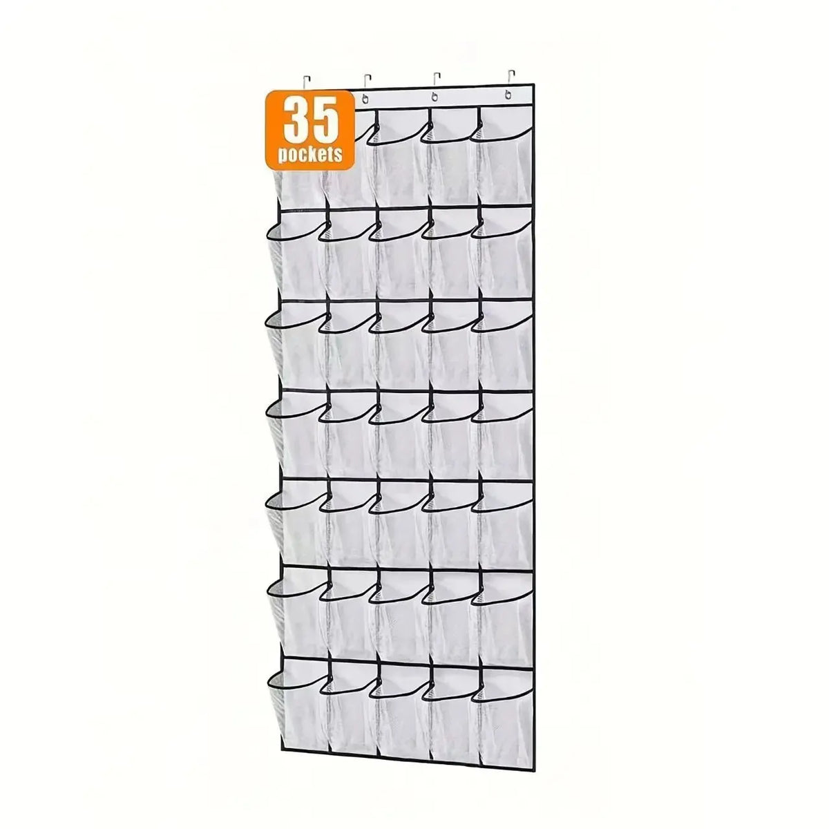 Over The Door Shoe Rack With12/14/24/28/35/40 Large Mesh Pockets Hanging Shoe Organizer For Closet Hanging Shoe Rack Holder - Velvet Haven