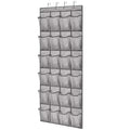 Over The Door Shoe Rack With12/14/24/28/35/40 Large Mesh Pockets Hanging Shoe Organizer For Closet Hanging Shoe Rack Holder - Velvet Haven