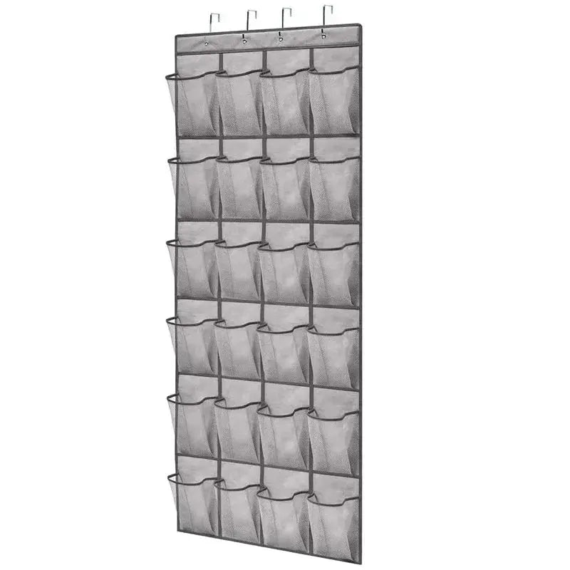 Over The Door Shoe Rack With12/14/24/28/35/40 Large Mesh Pockets Hanging Shoe Organizer For Closet Hanging Shoe Rack Holder - Velvet Haven