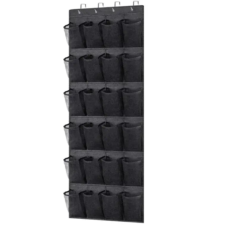 Over The Door Shoe Rack With12/14/24/28/35/40 Large Mesh Pockets Hanging Shoe Organizer For Closet Hanging Shoe Rack Holder - Velvet Haven
