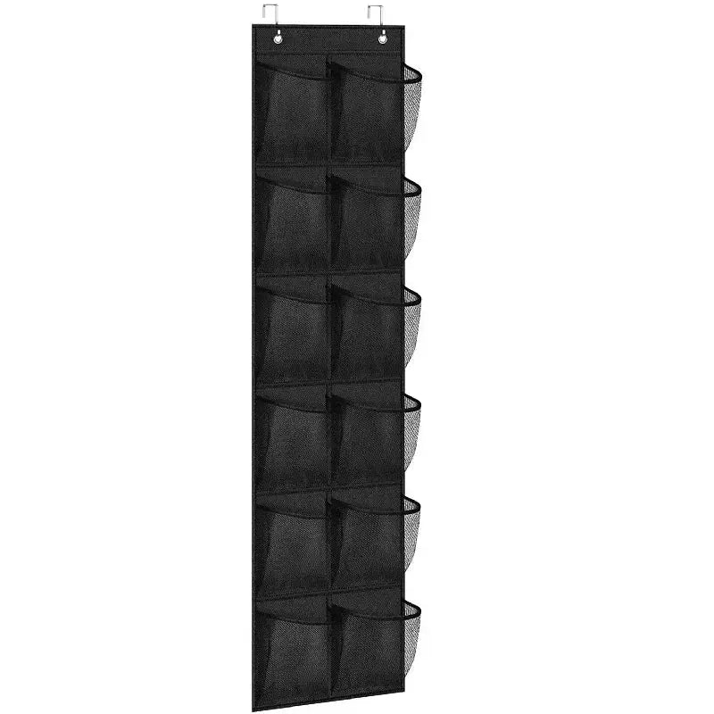 Over The Door Shoe Rack With12/14/24/28/35/40 Large Mesh Pockets Hanging Shoe Organizer For Closet Hanging Shoe Rack Holder - Velvet Haven