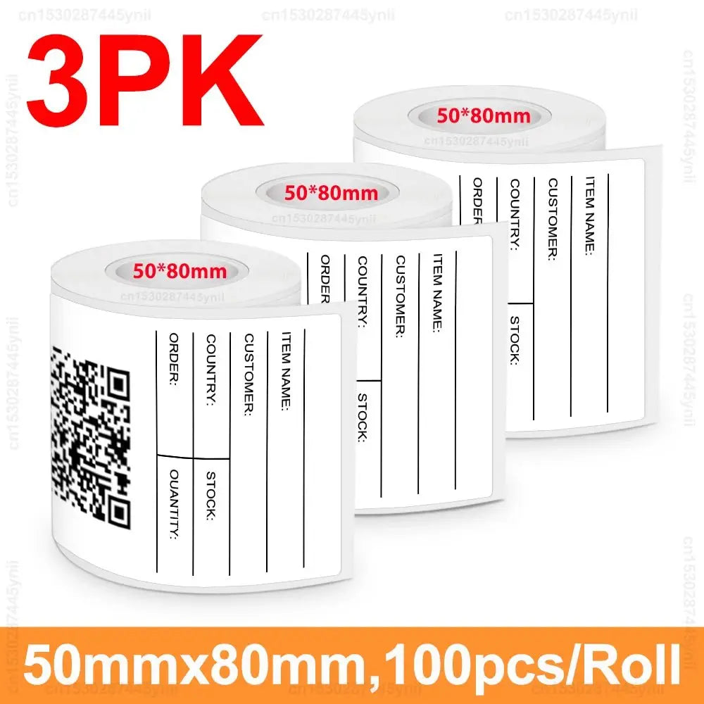 P50 Mini Portable Thermal Label Printer Similar as B1 B21 Marklife P50 E210 M110 Label Maker DIY Pattern Barcode QR Code Sticker - Velvet Haven