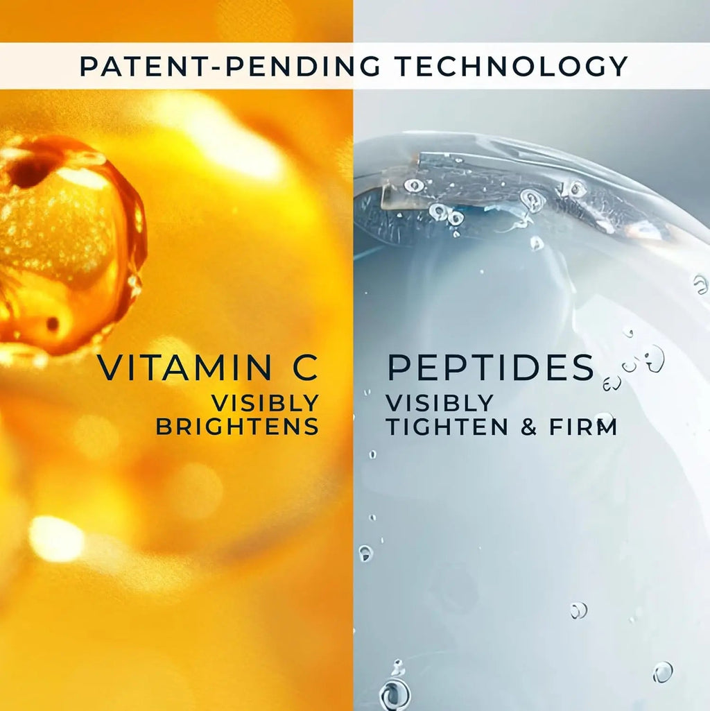 Patent-Pending Formula Vitamin C Facial Serum Infused With Hyaluronic Acid & Retinol, Daily Facial Care To Make Skin Appear Brighter & Smoother In Look - Velvet Haven