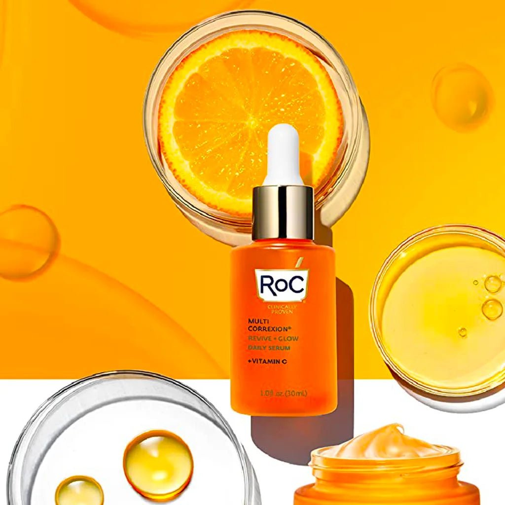 Patent-Pending Formula Vitamin C Facial Serum Infused With Hyaluronic Acid & Retinol, Daily Facial Care To Make Skin Appear Brighter & Smoother In Look - Velvet Haven