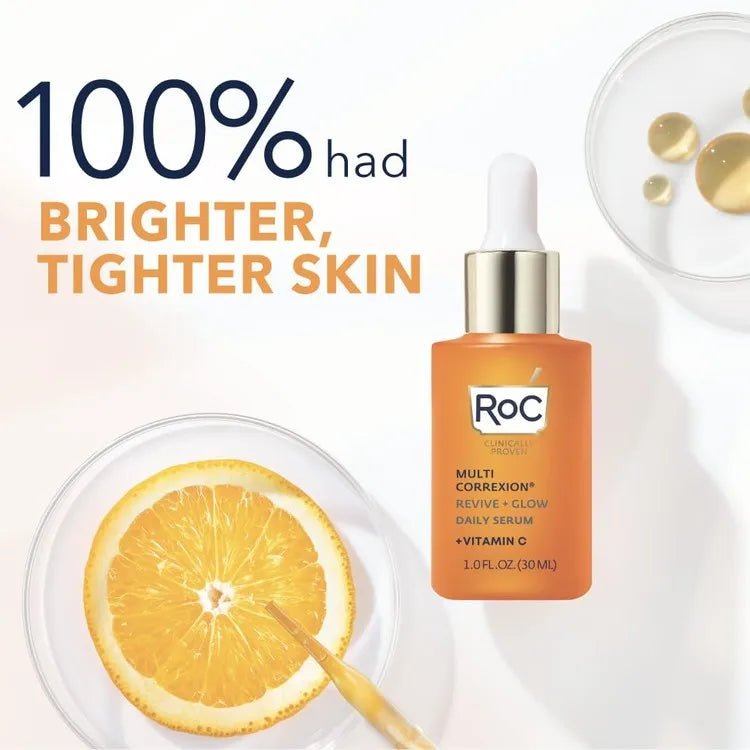 Patent-Pending Formula Vitamin C Facial Serum Infused With Hyaluronic Acid & Retinol, Daily Facial Care To Make Skin Appear Brighter & Smoother In Look - Velvet Haven