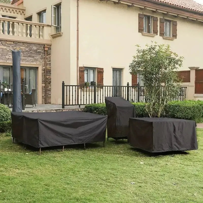 Patio Furniture Covers, Table and Chair Covers Waterproof, Dustproof, UV-Resistant 210D Oxford Fabric Protective Covers - Velvet Haven