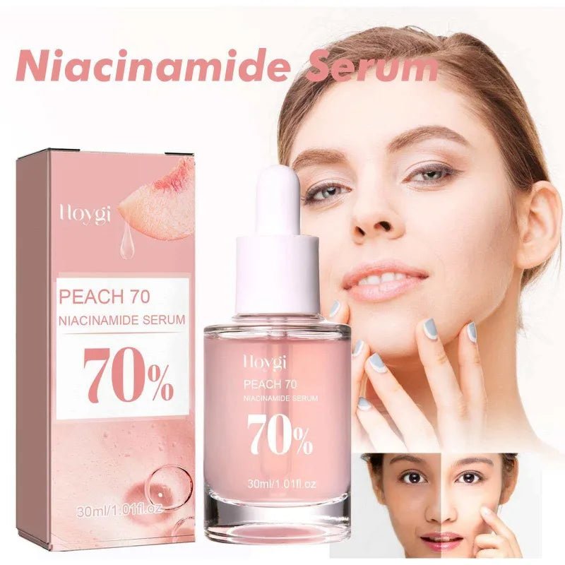 Peach Niacinamide Face Serum, 30ml - Brightening Hydration - Velvet Haven