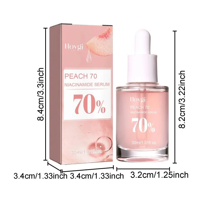 Peach Niacinamide Face Serum, 30ml - Brightening Hydration - Velvet Haven