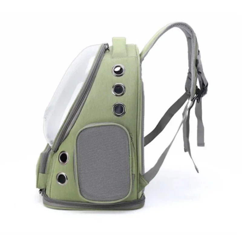 Transparent Pet Carrier Backpack for Cats & Small Dogs - Velvet Haven