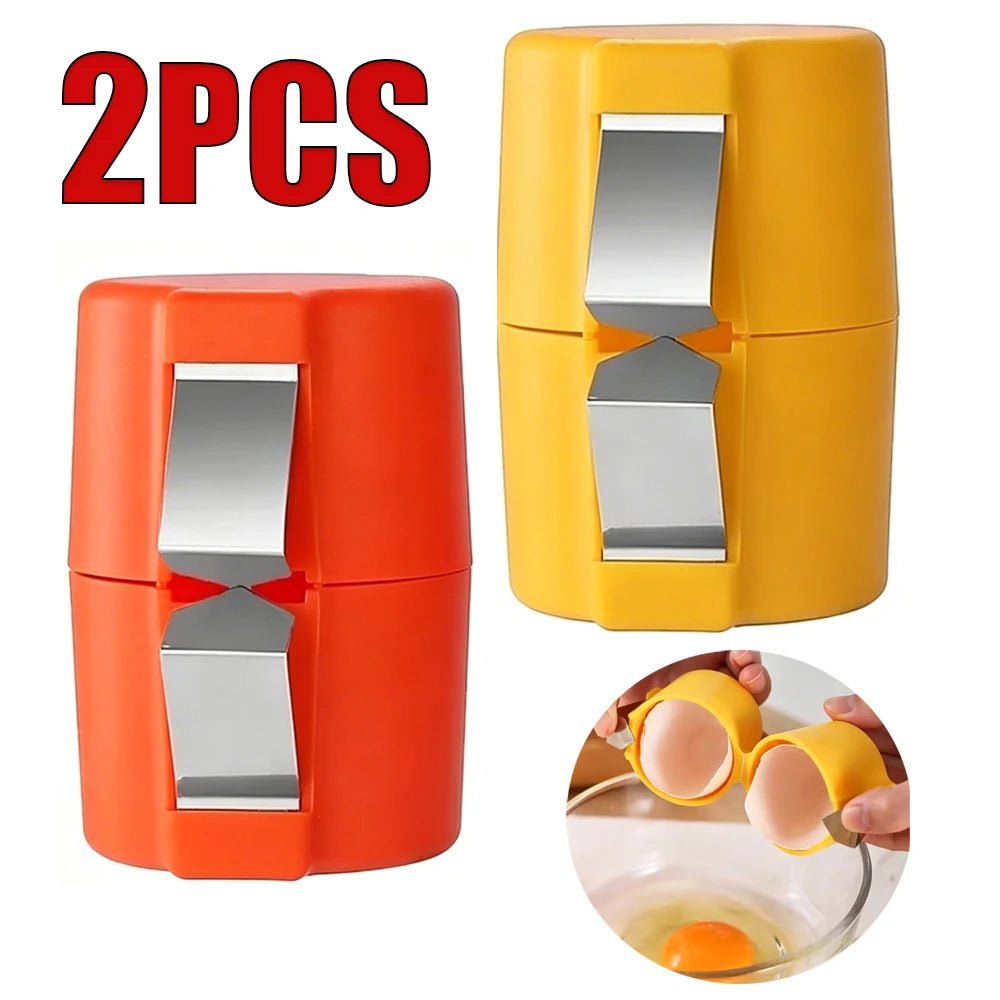 Plastic Egg Shell Opener Handheld Egg Cracker Tool - Velvet Haven