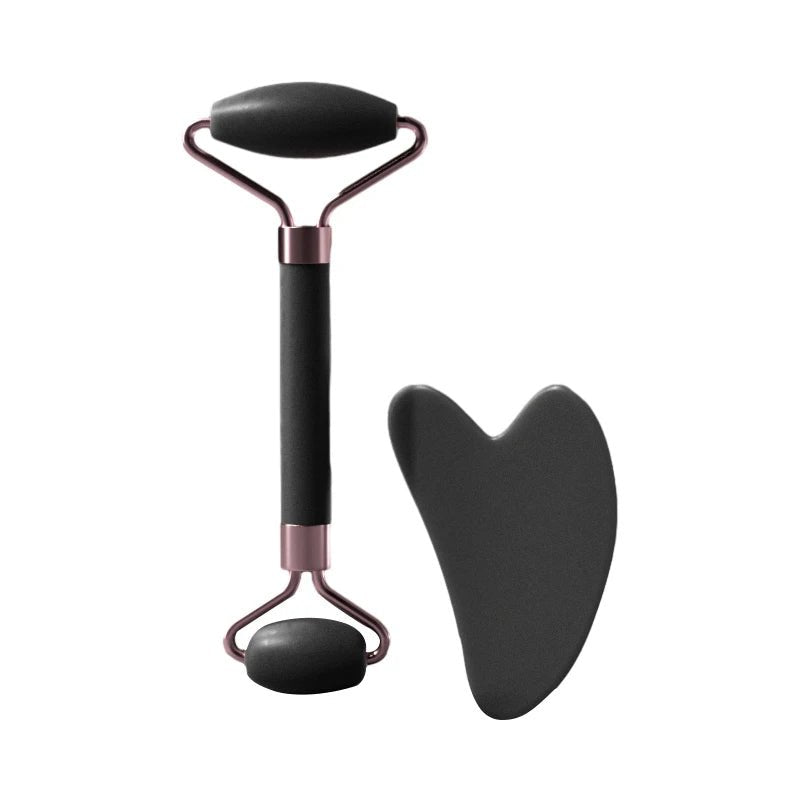 Plastic Facial Massage Roller & Scraping Board Combo - Velvet Haven