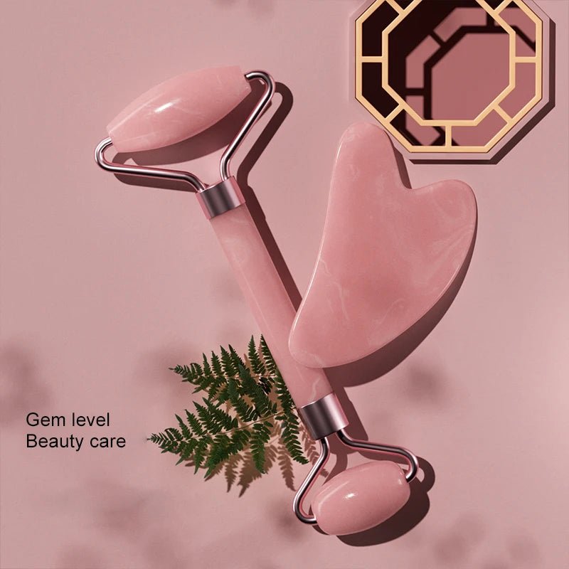 Plastic Facial Massage Roller & Scraping Board Combo - Velvet Haven