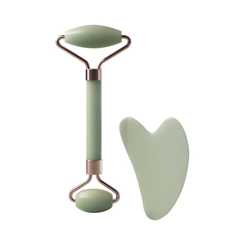 Plastic Facial Massage Roller & Scraping Board Combo - Velvet Haven