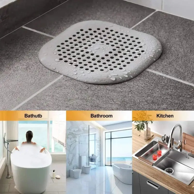 Plug Stopper Kitchen Sewer Silicone Bathroom Floor Bathtub WaterFilter Home Accessories shower drain hair catcher sink strainer - Velvet Haven