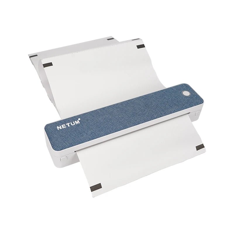 Portable A4 Printer Inkless Bluetooth Mobile Printer for iPhone iPad Laptop PC Letter Size Document & Photo Mini Printer - Velvet Haven