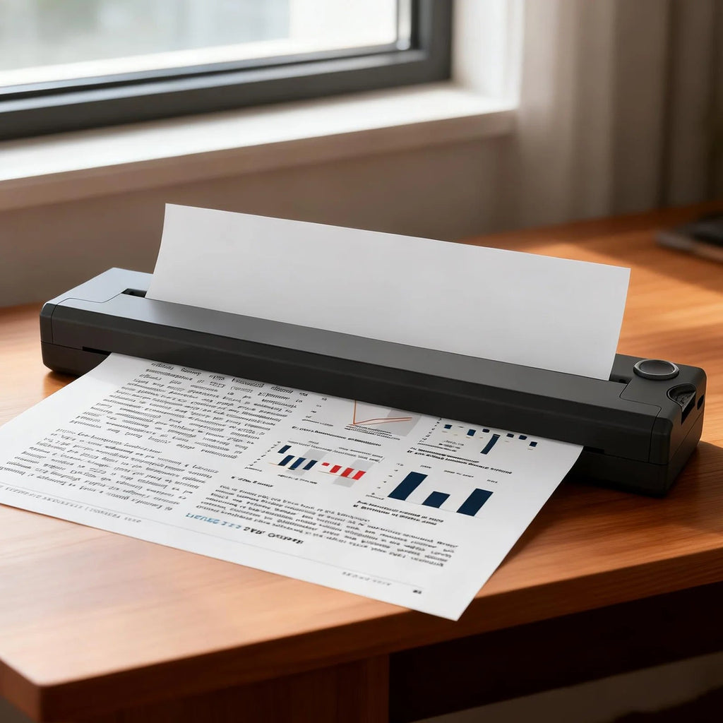 Portable A4 Thermal Printer, Wireless Bluetooth Mini Tattoo Stencil Transfer Printer, Multifunctional Tattoo & Document Printer - Velvet Haven