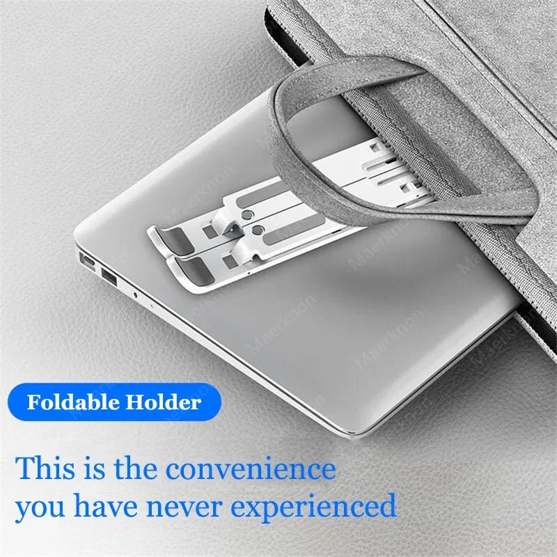 Portable Adjustable Laptop Stand Foldable Notebook Bracket Computer Monitor Holder For Macbook Air iPad Tablets Base Accessories - Velvet Haven