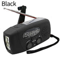 Portable Solar Hand Crank AM/FM Radio for Survival,Rechargeable Battery Powered Radio,USB Charger,Flashlight,Reading Lamp - Velvet Haven