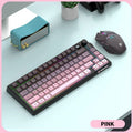 Premium Dual Modes (2.4G+Bluetooth) Keyboard Mouse Combo/Keyboard | Rechargeable | with Display Screen & Knob | Private Mold - Velvet Haven