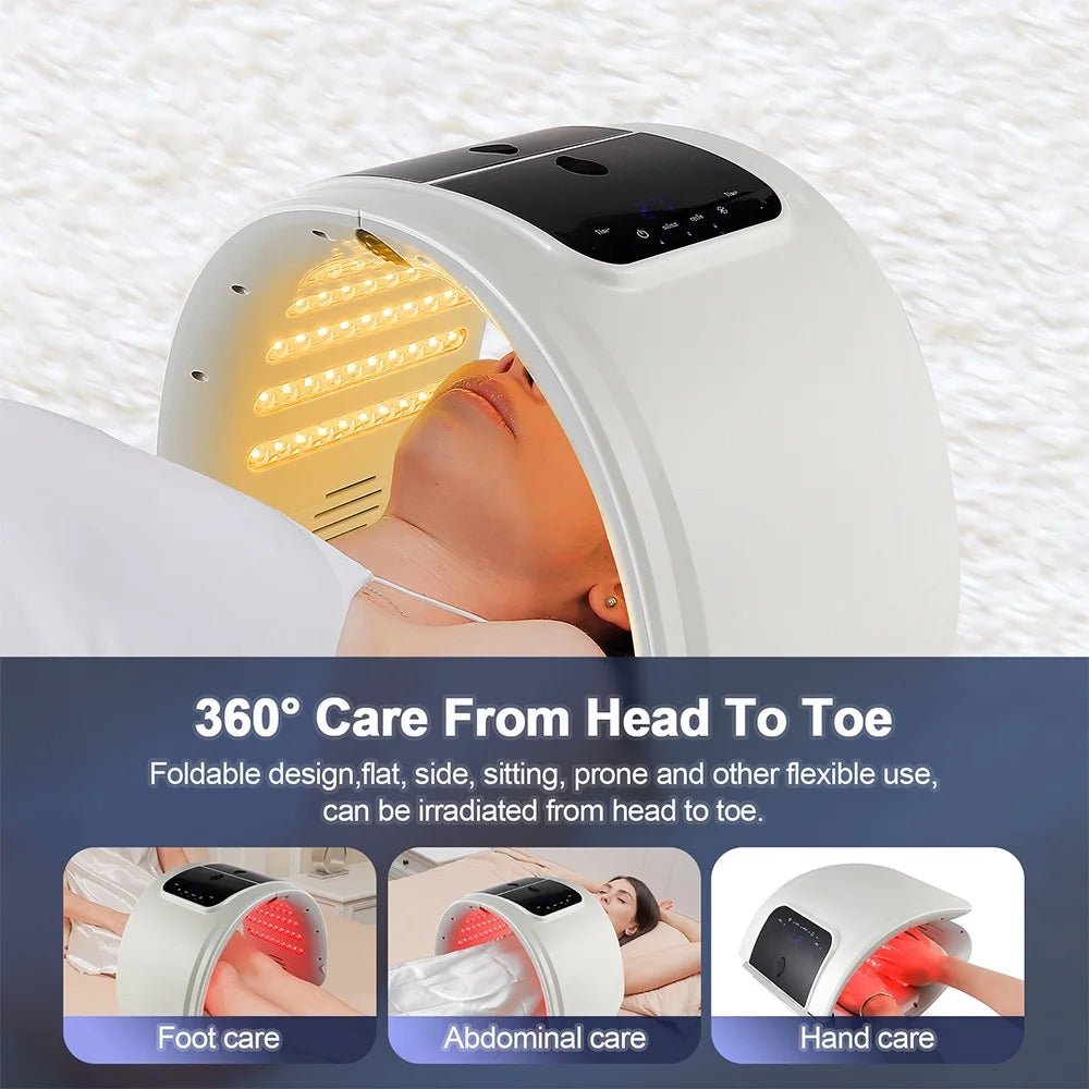 Professional 7 Colors PDT LED Mask Facial Red Light Therapy Skin Rejuvenation Device Face Lift Anti Wrinkle Beauty Machine - Velvet Haven