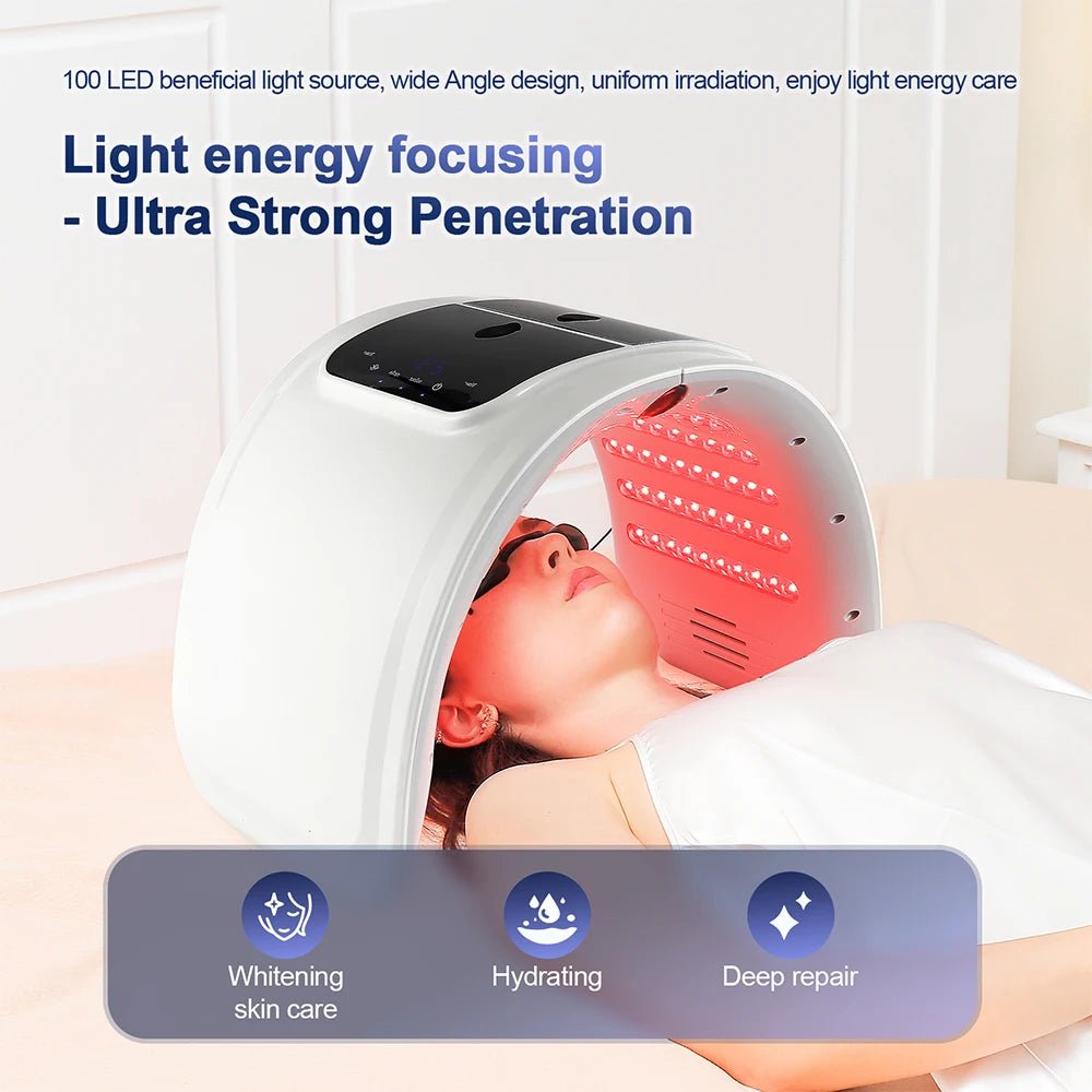 Professional 7 Colors PDT LED Mask Facial Red Light Therapy Skin Rejuvenation Device Face Lift Anti Wrinkle Beauty Machine - Velvet Haven