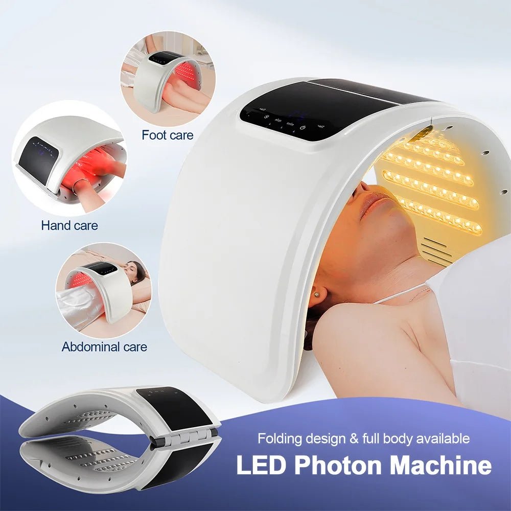 Professional 7 Colors PDT LED Mask Facial Red Light Therapy Skin Rejuvenation Device Face Lift Anti Wrinkle Beauty Machine - Velvet Haven