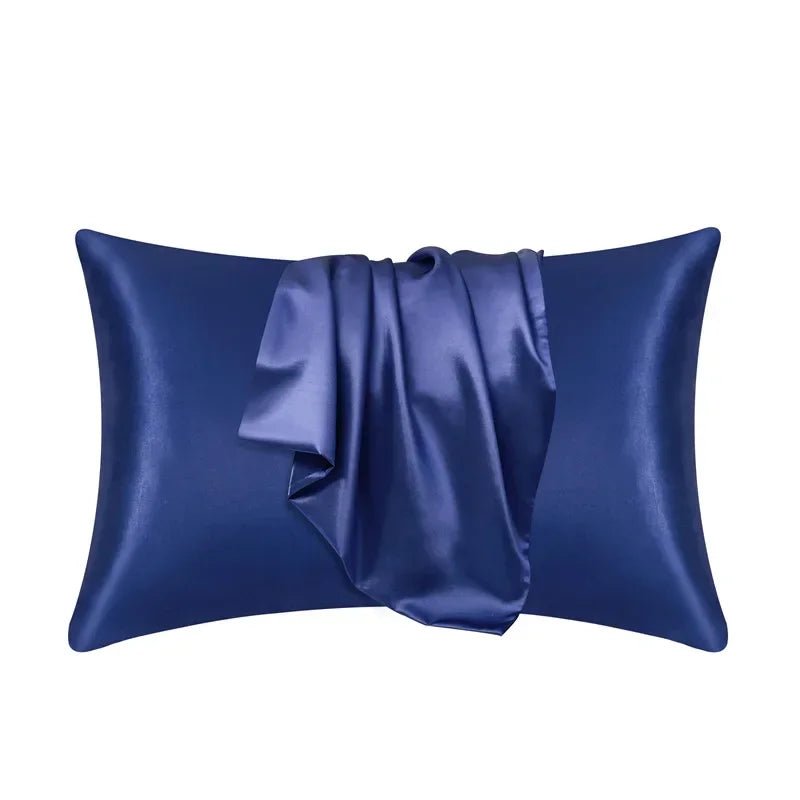 100% mulberry silk pillowcase in a luxury bedroom setting