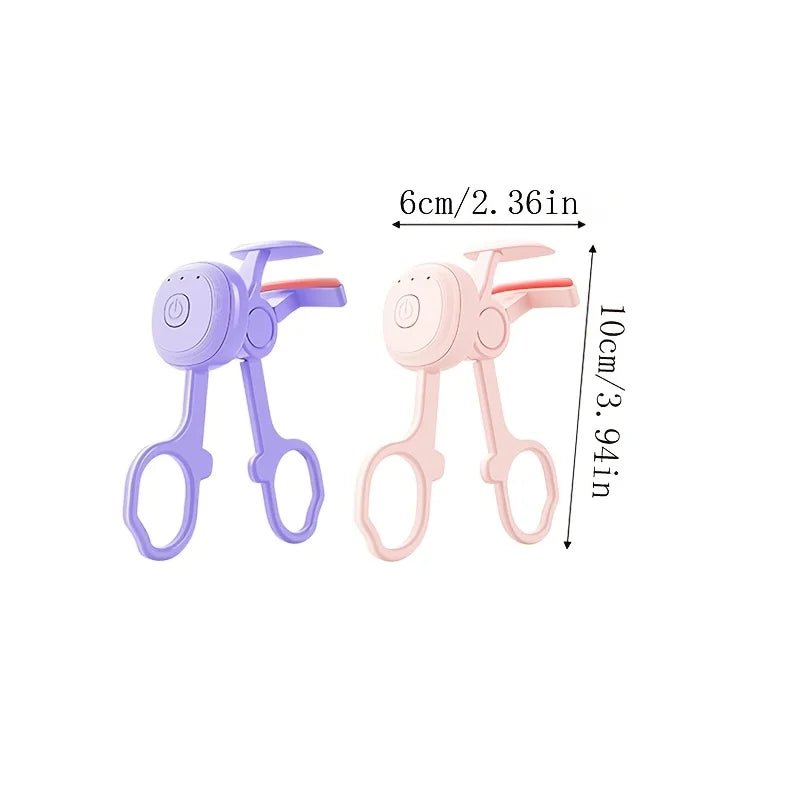 Rechargeable Heated Eyelash Curler for Long-Lasting Lift - Velvet Haven