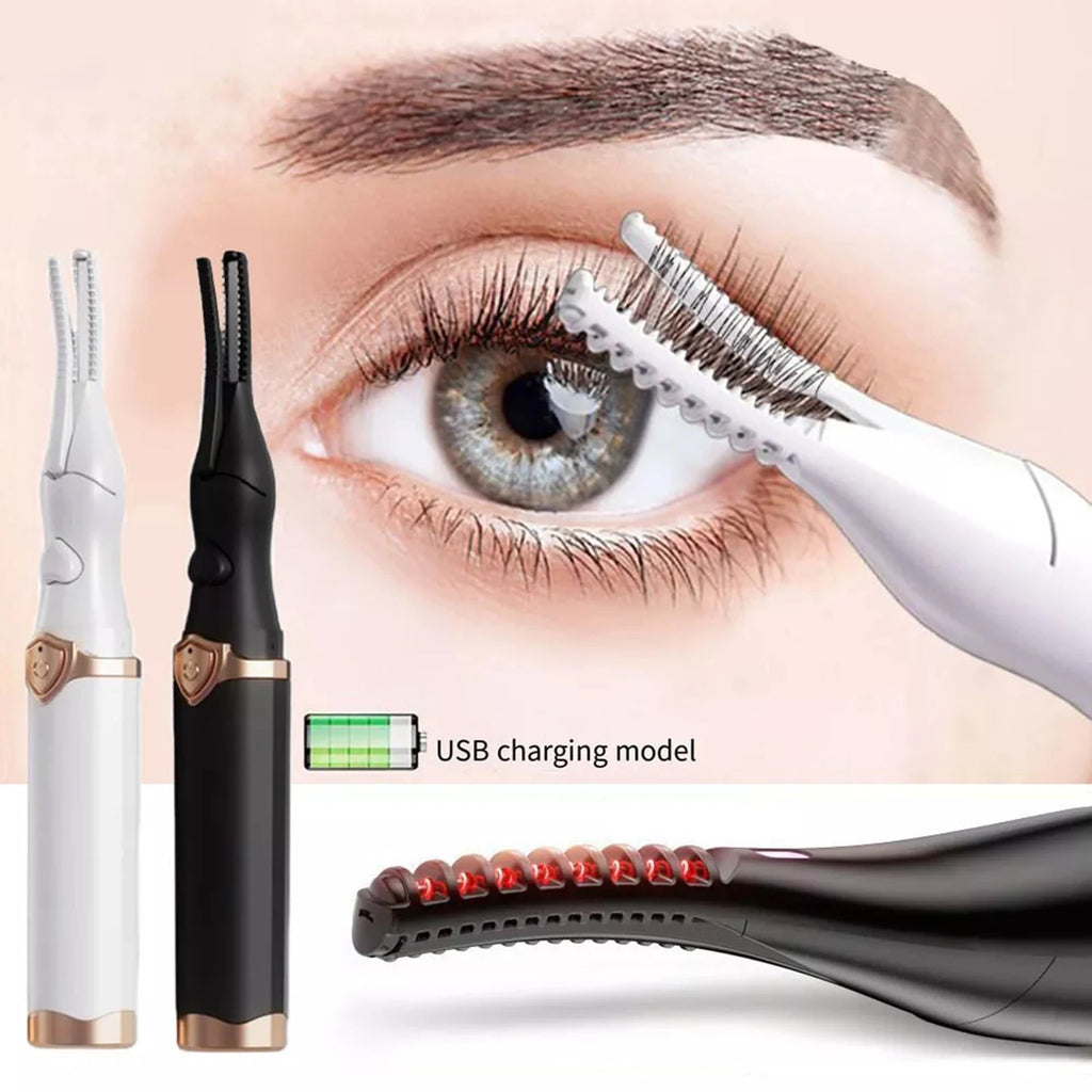 Rechargeable Heated Eyelash Curler with 3 Heat Modes - Velvet Haven