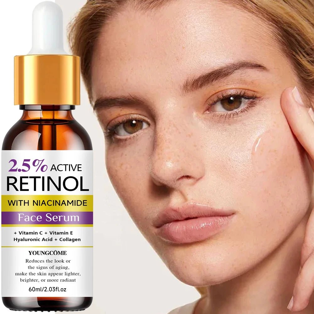 Retinal Face Serum With Niacinamide Vitamin C/E, Hyaluronic Acid & Collagen Softens Skin, Brightening & Radiance Boost - Velvet Haven