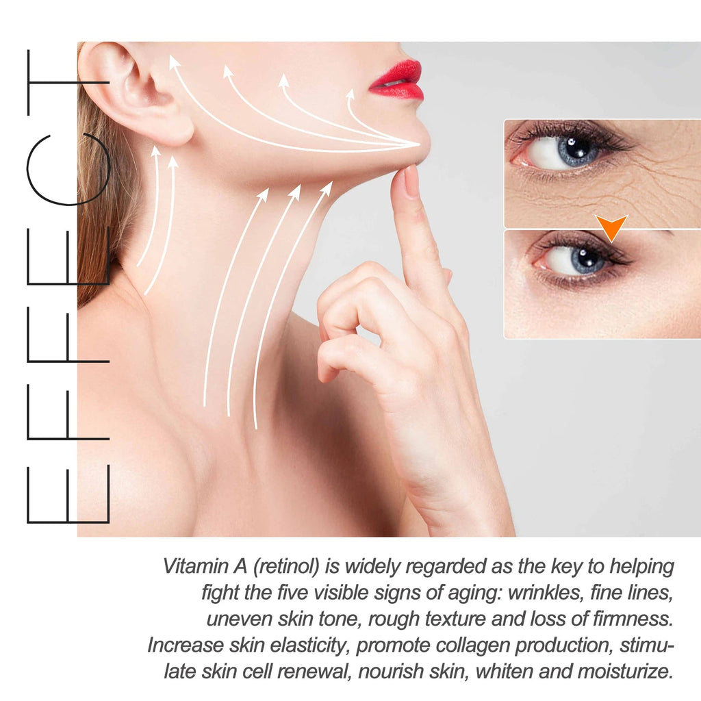 Retinol Collagen Face cream Complex Day Night Cream Hyaluronic acid Reduce fine lines dark circles moisturize firm pores - Velvet Haven
