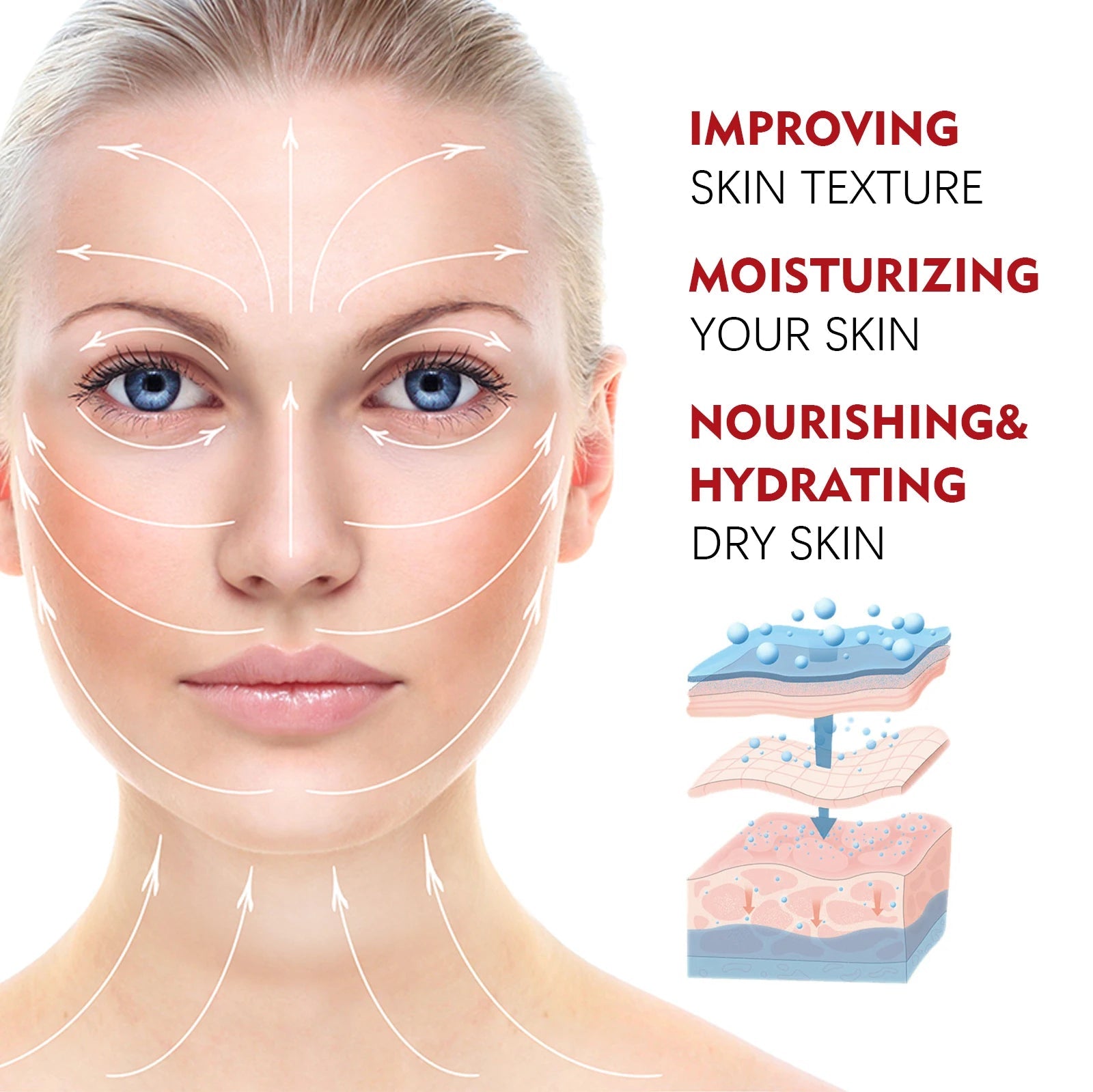 Retinol Collagen Face cream Complex Day Night Cream Hyaluronic acid Reduce fine lines dark circles moisturize firm pores - Velvet Haven