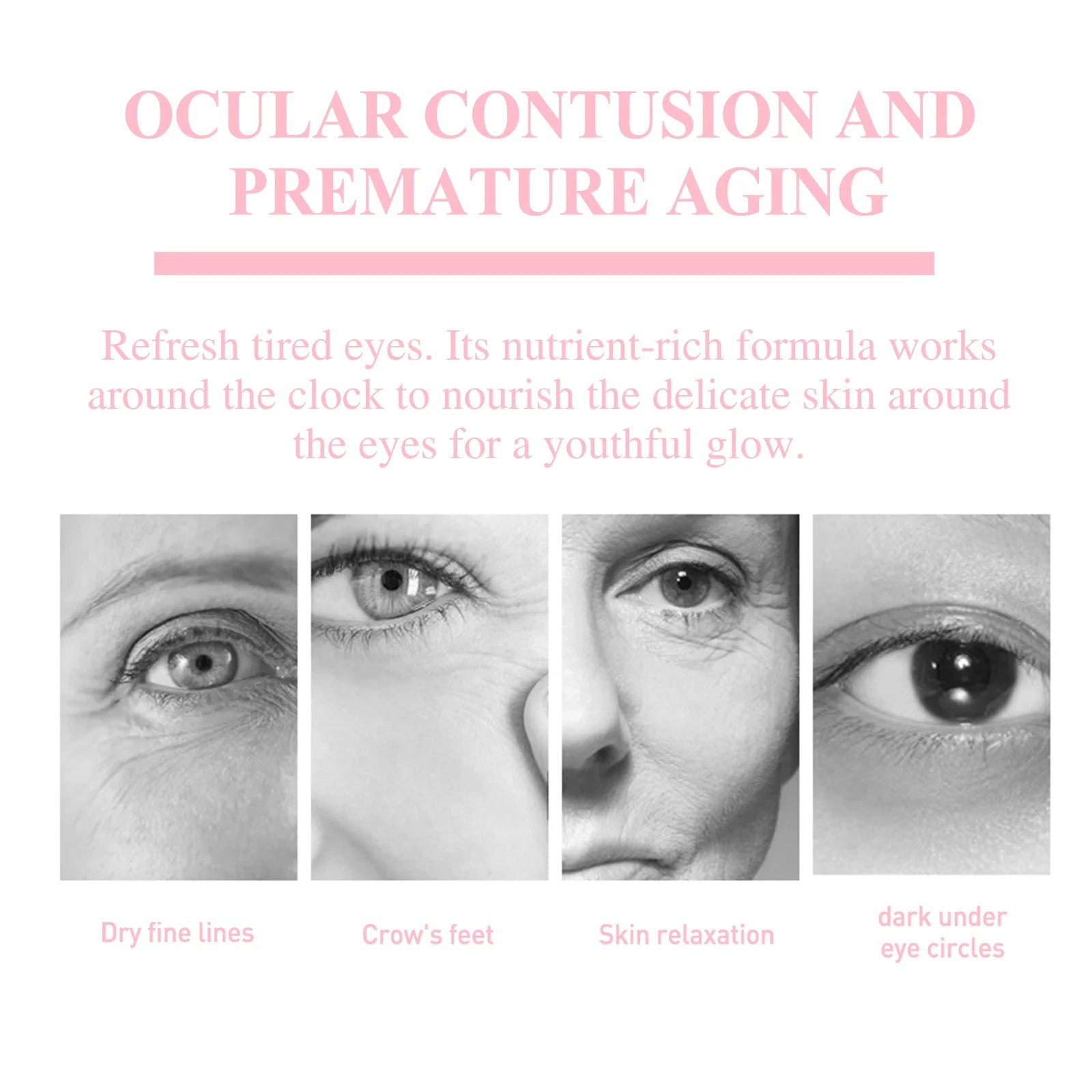 Retinol Eye Cream Stick Fade Fine Line Remove Wrinkle Eye Bags Anti-Puffiness Dark Circle Smoothing Firming Under Eye Skin Care - Velvet Haven