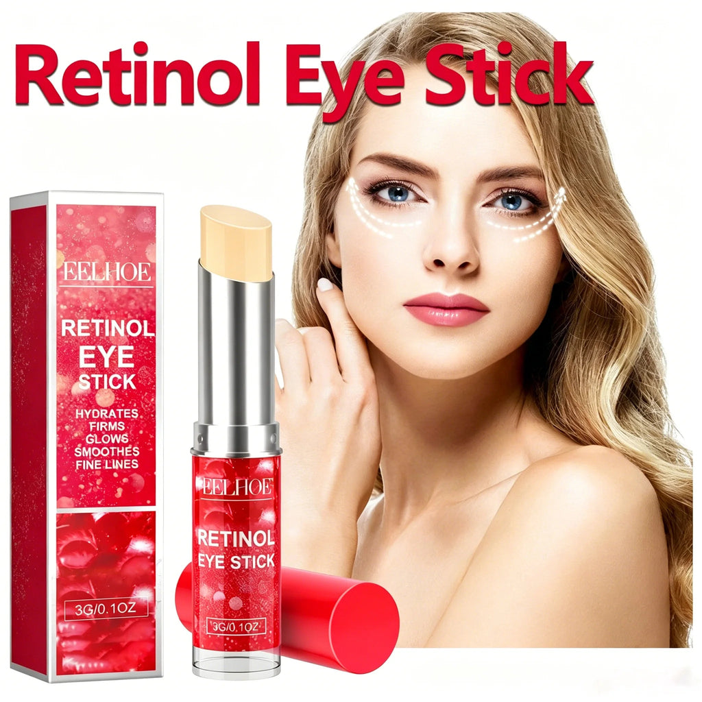 Retinol Eye Stick Anti-Wrinkle Lifting Firming Eye Cream Stick for Dark Circles & Fine Lines Moisturizing Brightening Skin Care - Velvet Haven