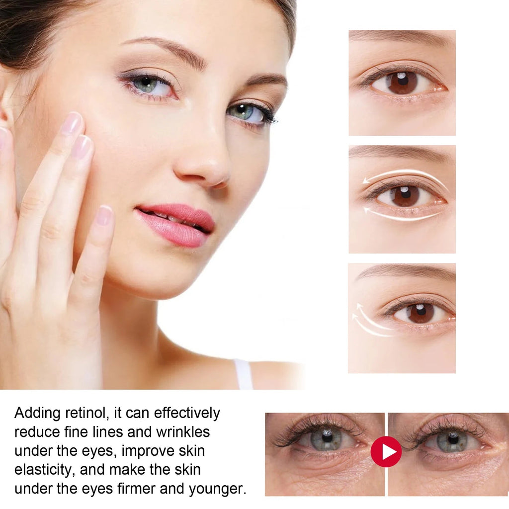 Retinol Eye Stick Anti-Wrinkle Lifting Firming Eye Cream Stick for Dark Circles & Fine Lines Moisturizing Brightening Skin Care - Velvet Haven