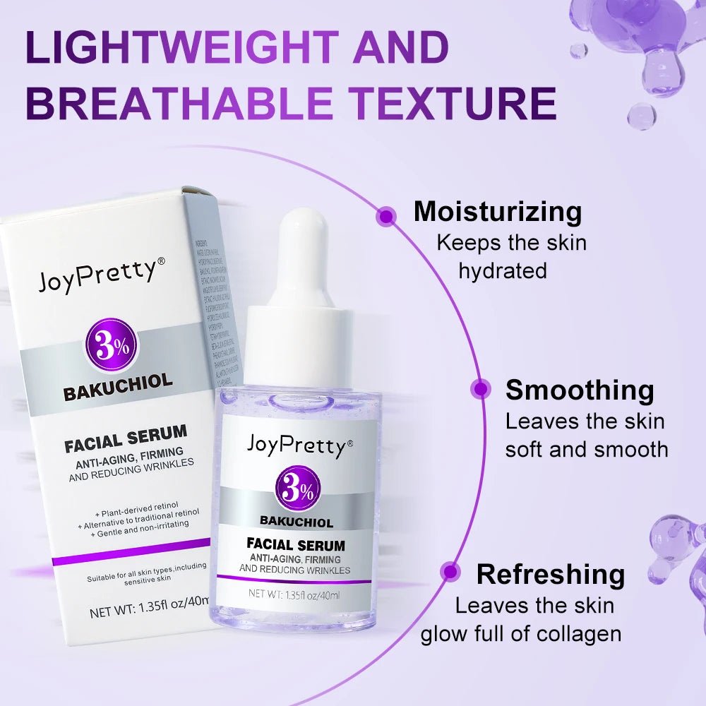 Retinol Serum Facial Wrinkle Anti-Aging Collagen Hyaluronic Skin Smoothing Tightening Rejuvenation Brighten Essence Face Care - Velvet Haven