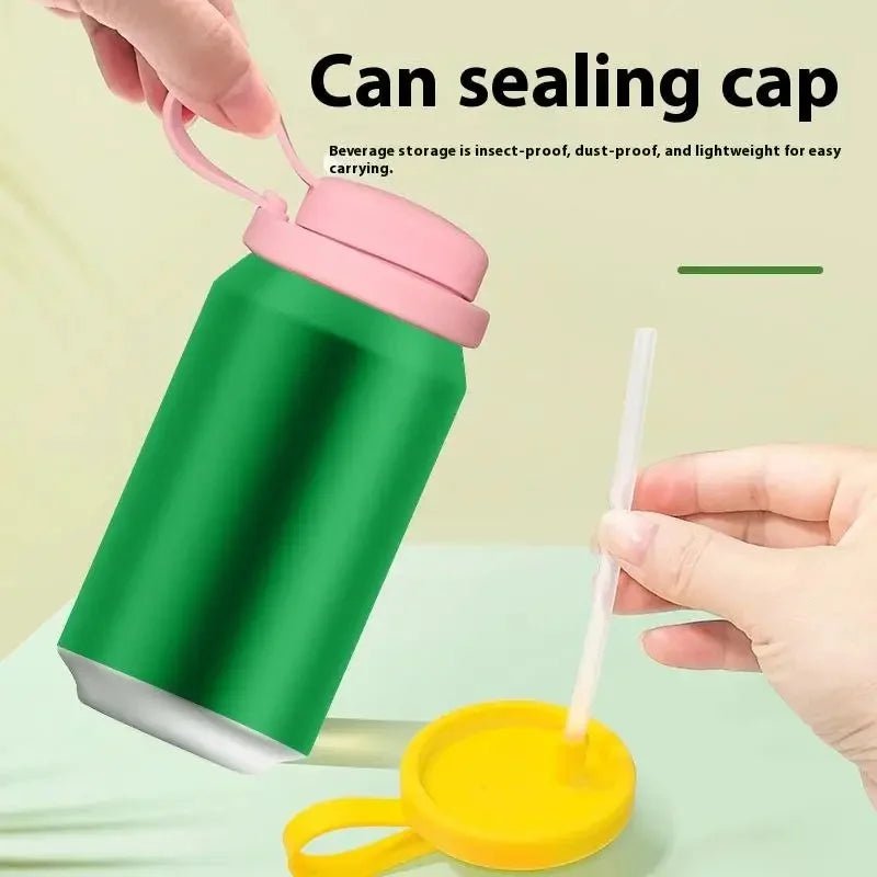 Reusable Silicone Can Lid for Soda, Cola and Beer Cans - Velvet Haven