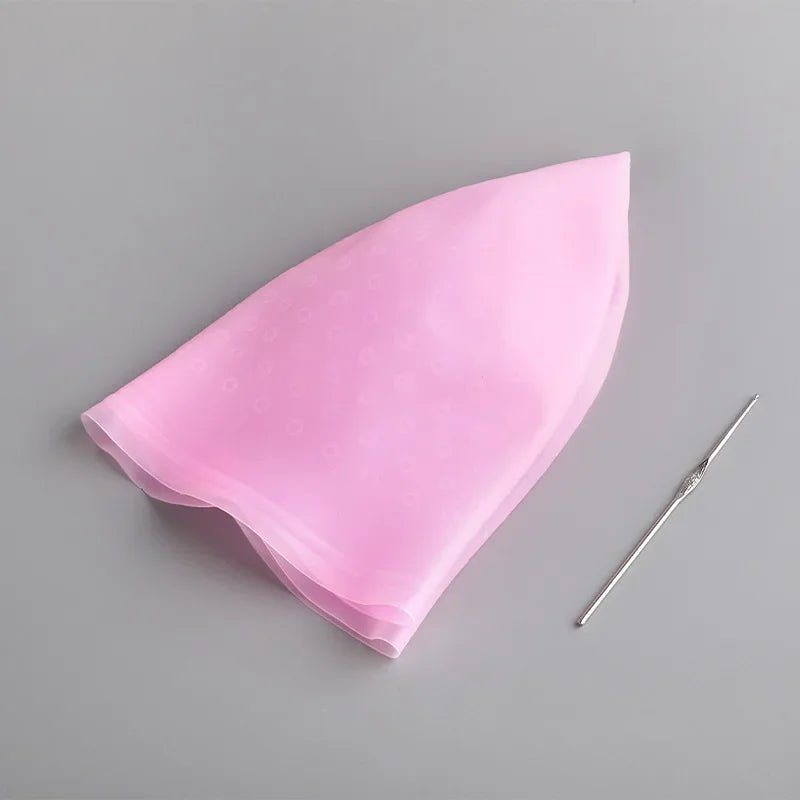 Reusable Silicone Hair Highlighting Cap with Hook Needle - Velvet Haven