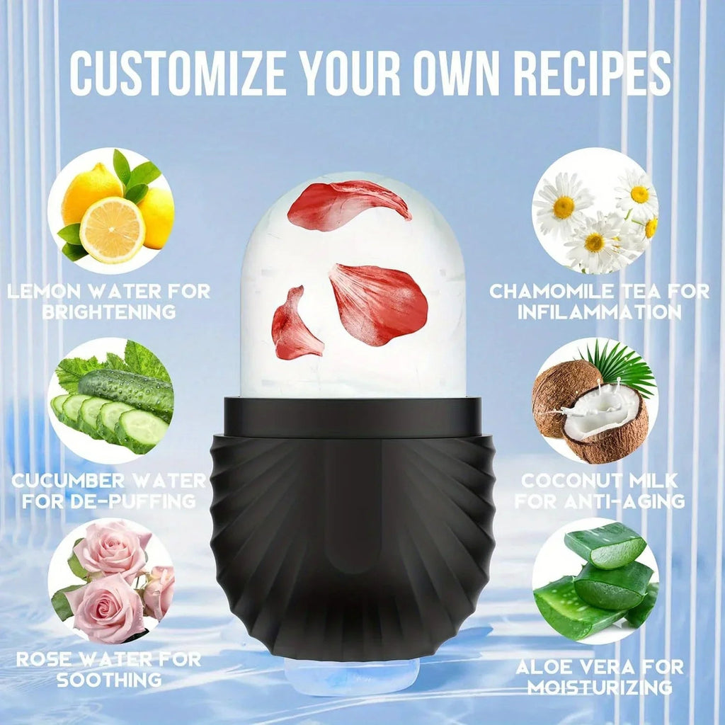 Reusable Silicone Ice Face Roller for Facial Massage - Velvet Haven